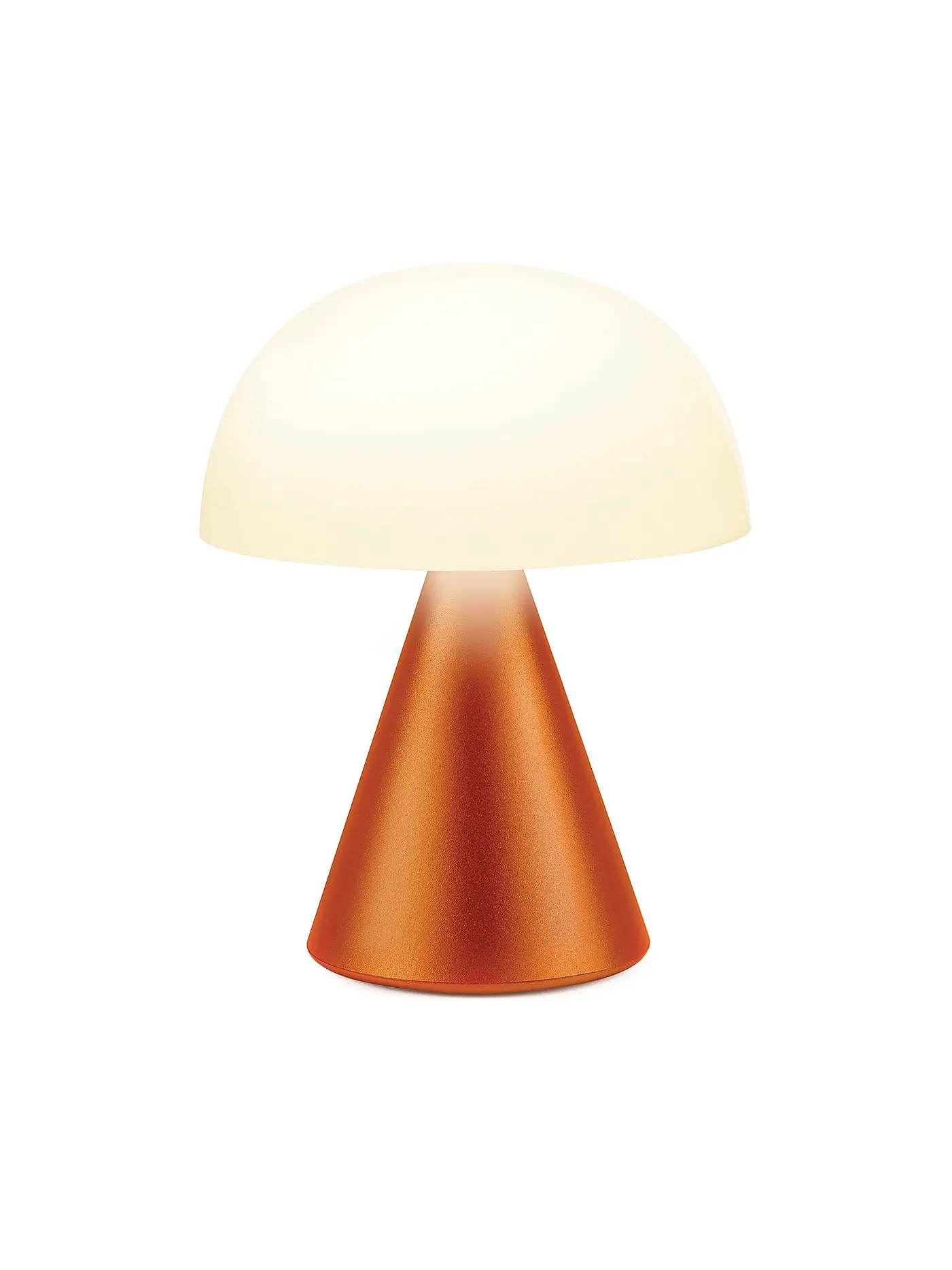LEXON | LED Lampe MINA L 17cm Dark Green | orange
